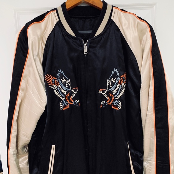 Reversible Silk Track Jacket - Picture 1 of 4